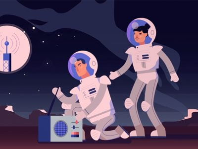 How to communicate on the Moon?