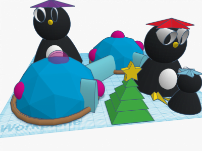 Penguin Planet Moon Base