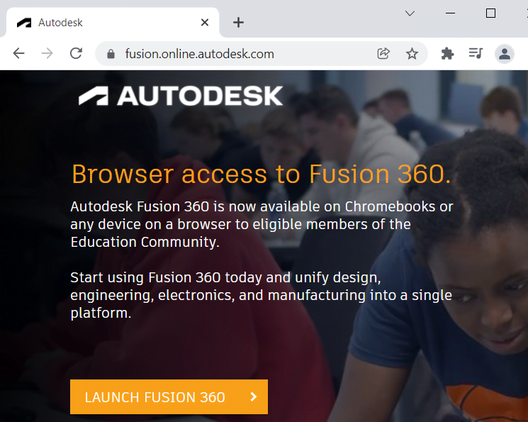 Using Fusion 360 in your Browser